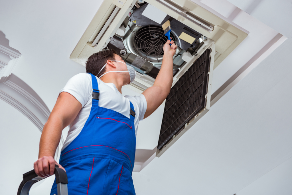 Central air conditioning installation in a Chester County, PA home